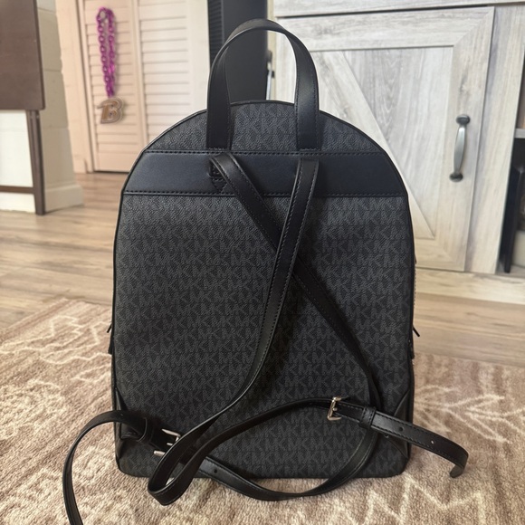 NWOT MICHAEL KORS BLACK BACKPACK WITH CLASSIC SILHOUETTE - Picture 4 of 4